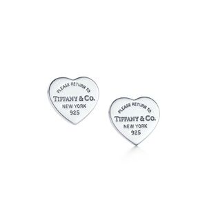 Return to Tiffany Heart Tag Stud Earrings